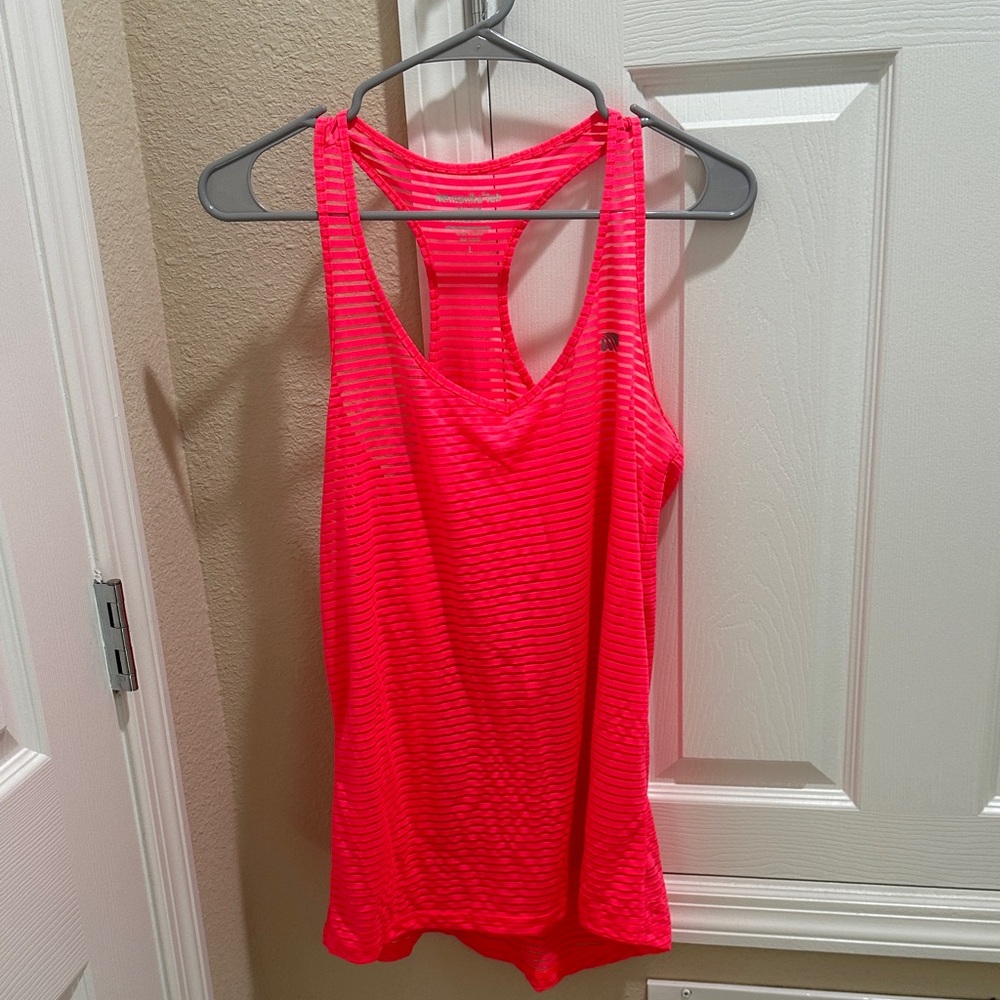 Women's Pink Striped Tank Top